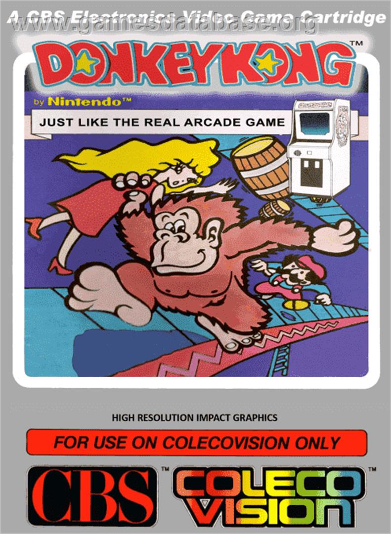 Donkey Kong - Coleco Vision - Artwork - Box