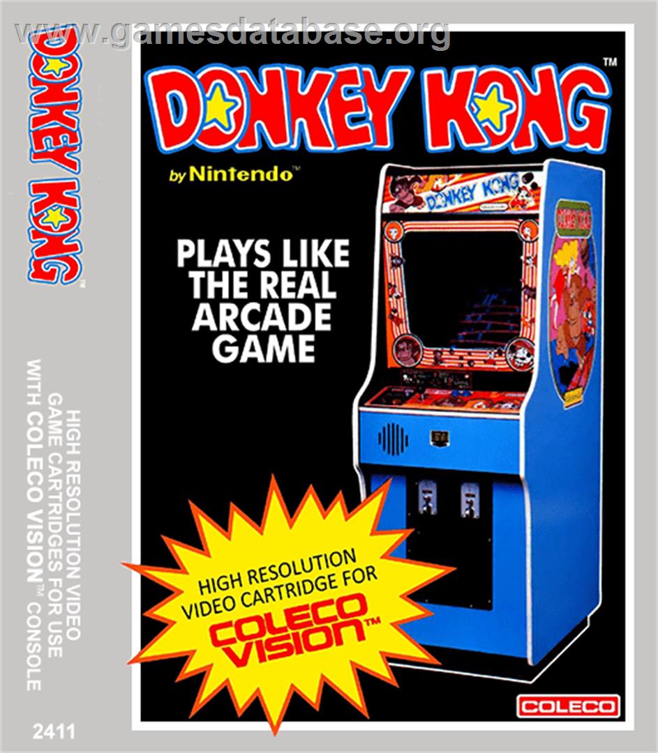 Donkey Kong - Coleco Vision - Artwork - Box