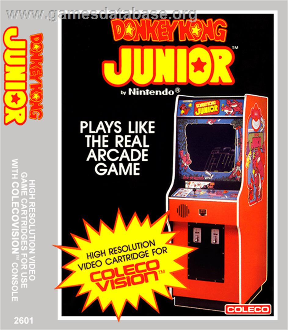 Donkey Kong Junior - Coleco Vision - Artwork - Box