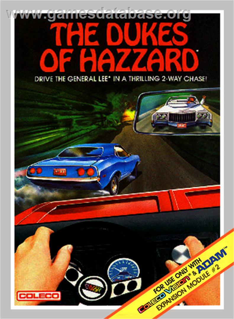Dukes Of Hazzard, The - Coleco Vision - Artwork - Box