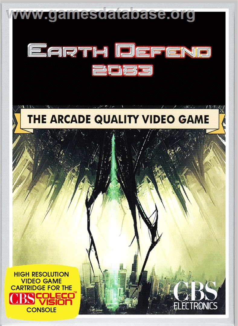 Earth Defend 2083 - Coleco Vision - Artwork - Box