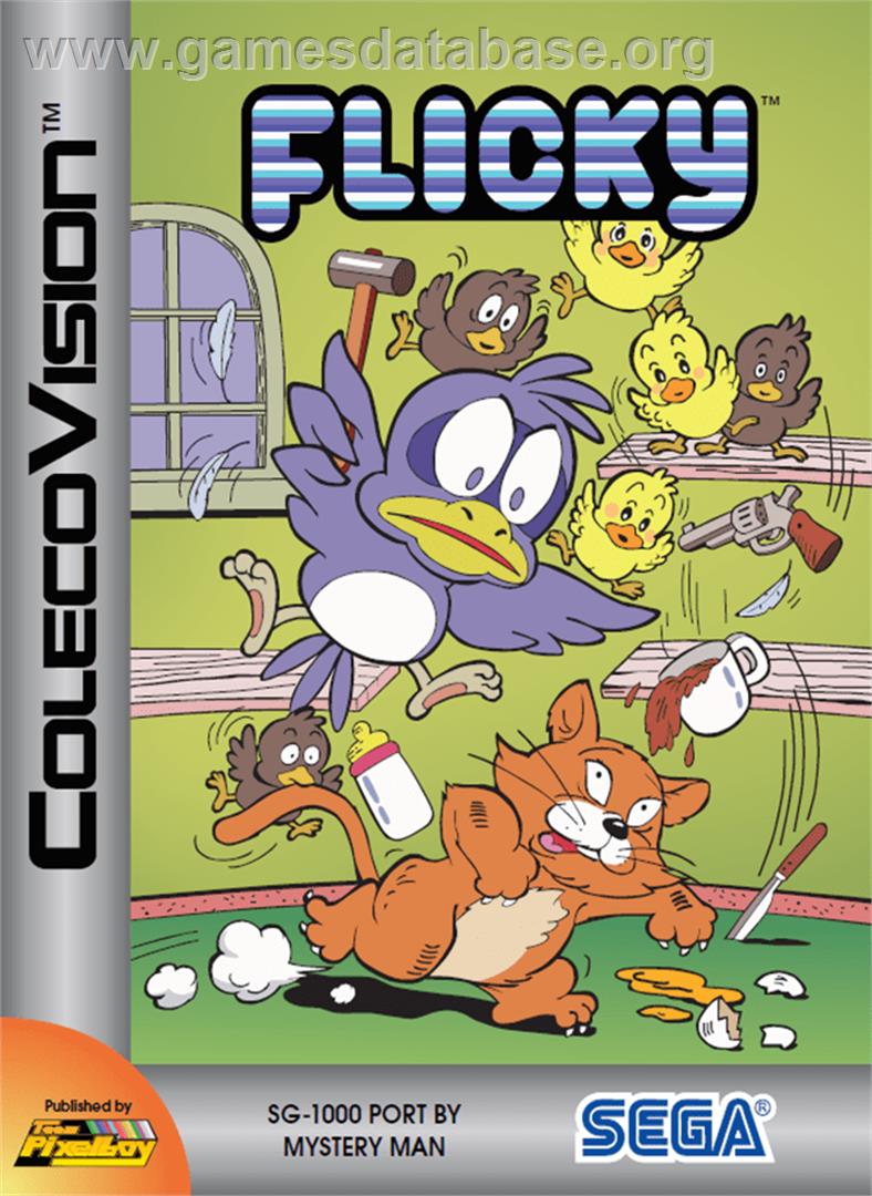 Flicky - Coleco Vision - Artwork - Box