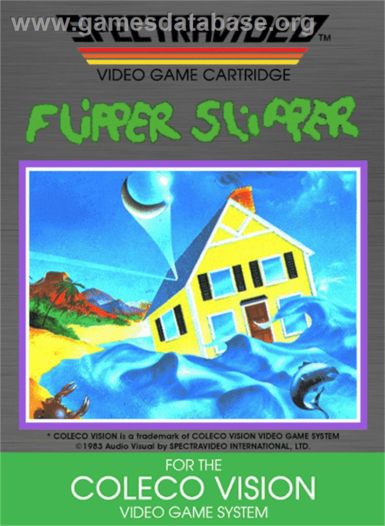 Flipper Slipper - Coleco Vision - Artwork - Box
