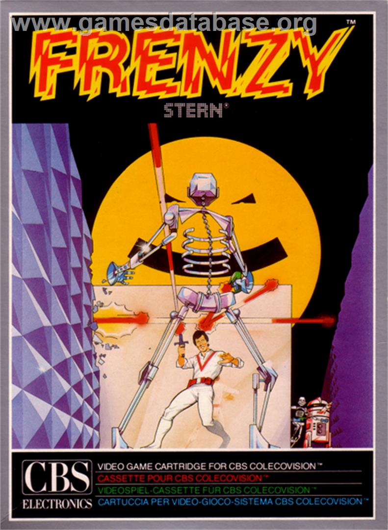 Frenzy - Coleco Vision - Artwork - Box