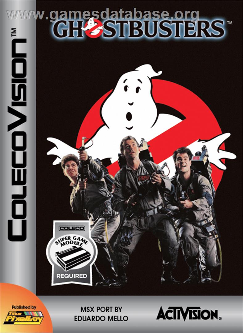 Ghostbusters - Coleco Vision - Artwork - Box