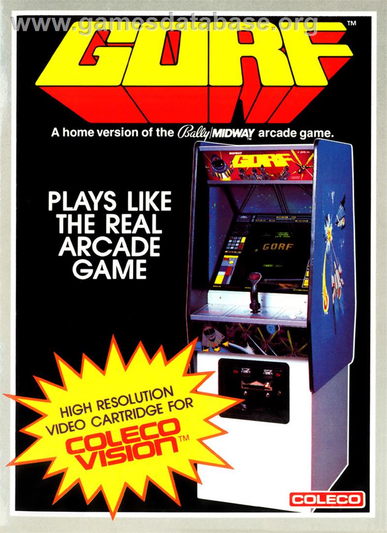 Gorf - Coleco Vision - Artwork - Box