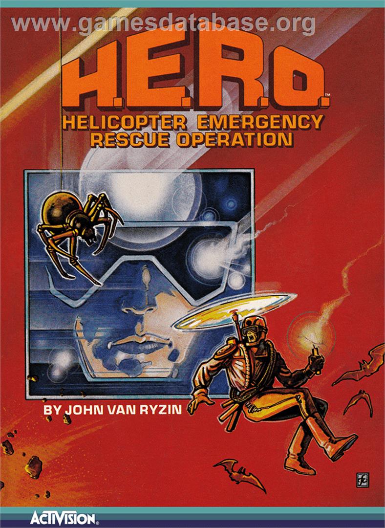 H.E.R.O. - Helicopter Emergency Rescue Operation - Coleco Vision - Artwork - Box