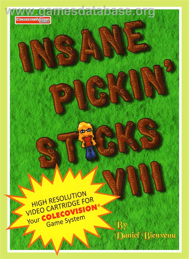Insane Pickin' Sticks VIII - Coleco Vision - Artwork - Box