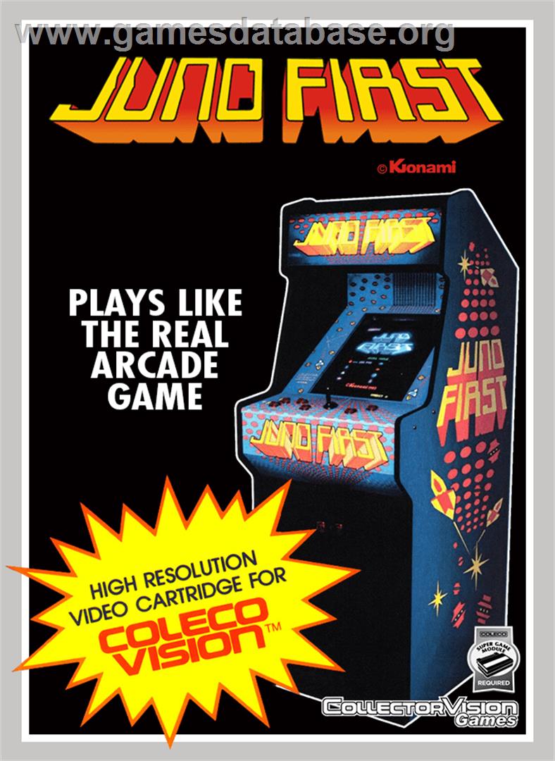 Juno First - Coleco Vision - Artwork - Box