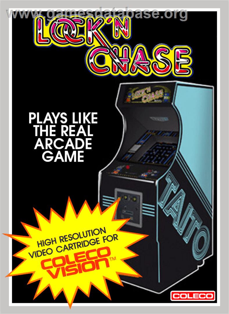 Lock'n Chase - Coleco Vision - Artwork - Box