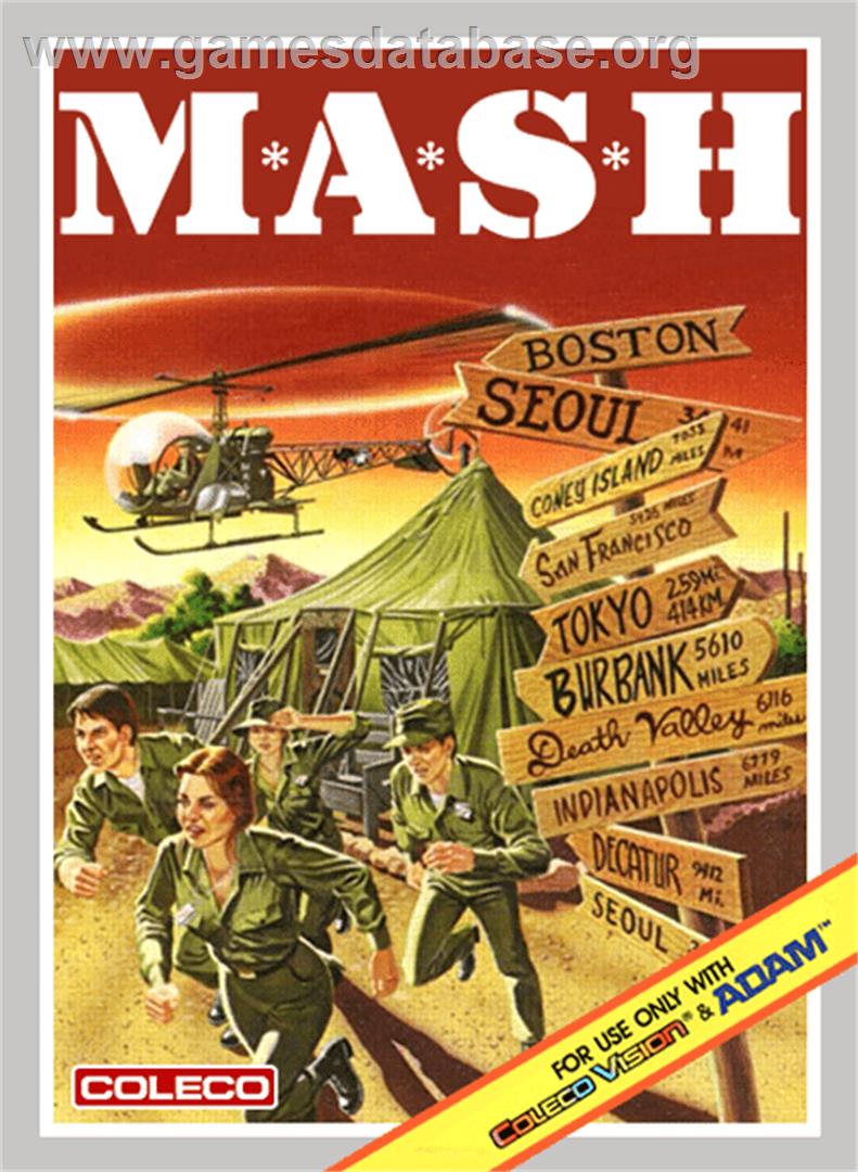 M*A*S*H - Coleco Vision - Artwork - Box