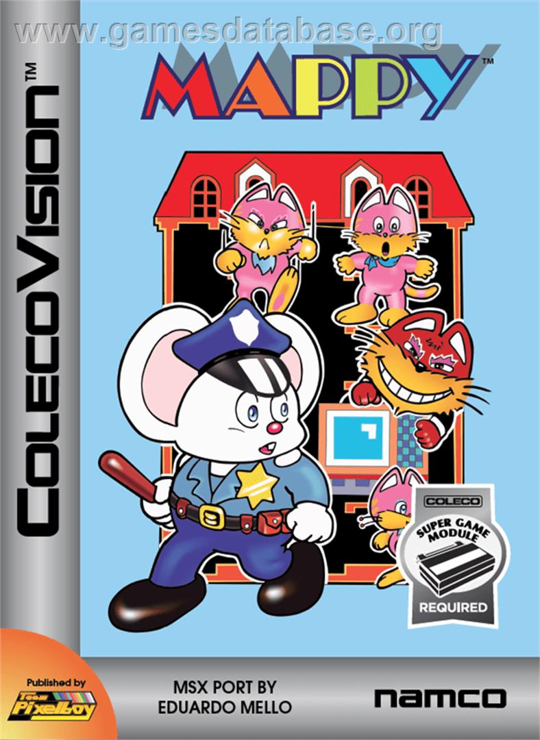 Mappy - Coleco Vision - Artwork - Box