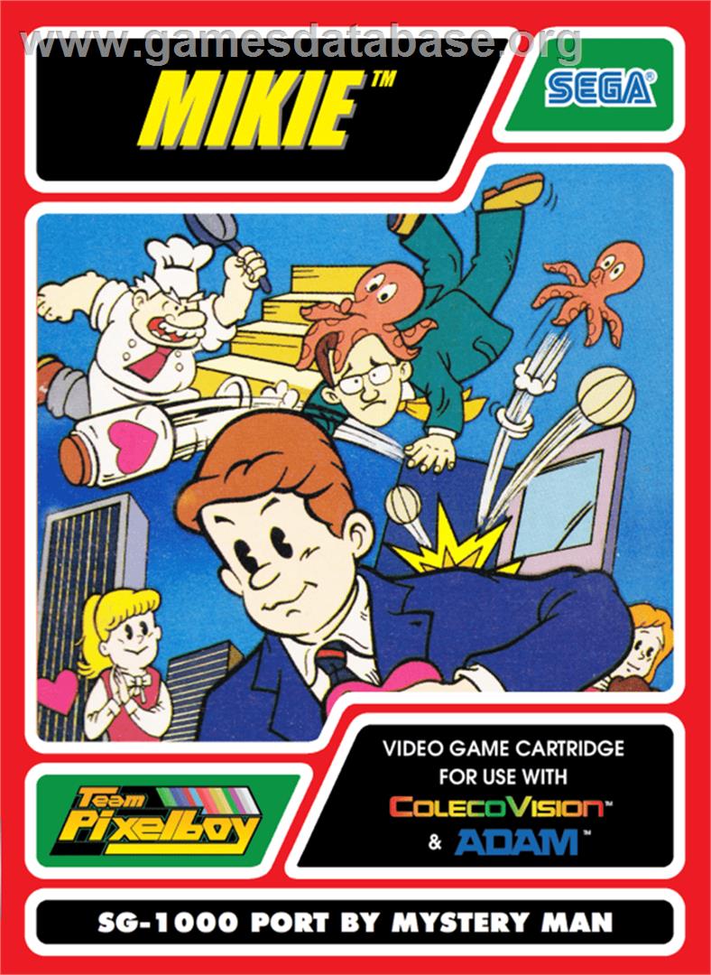 Mikie - Coleco Vision - Artwork - Box