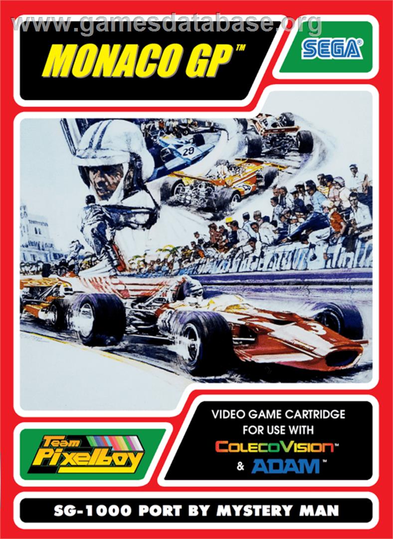 Monaco GP - Coleco Vision - Artwork - Box