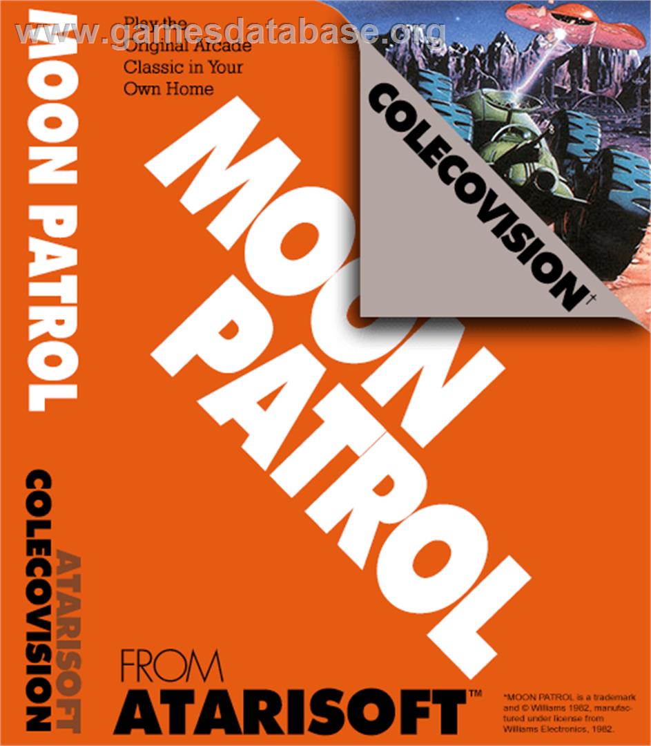 Moon Patrol - Coleco Vision - Artwork - Box