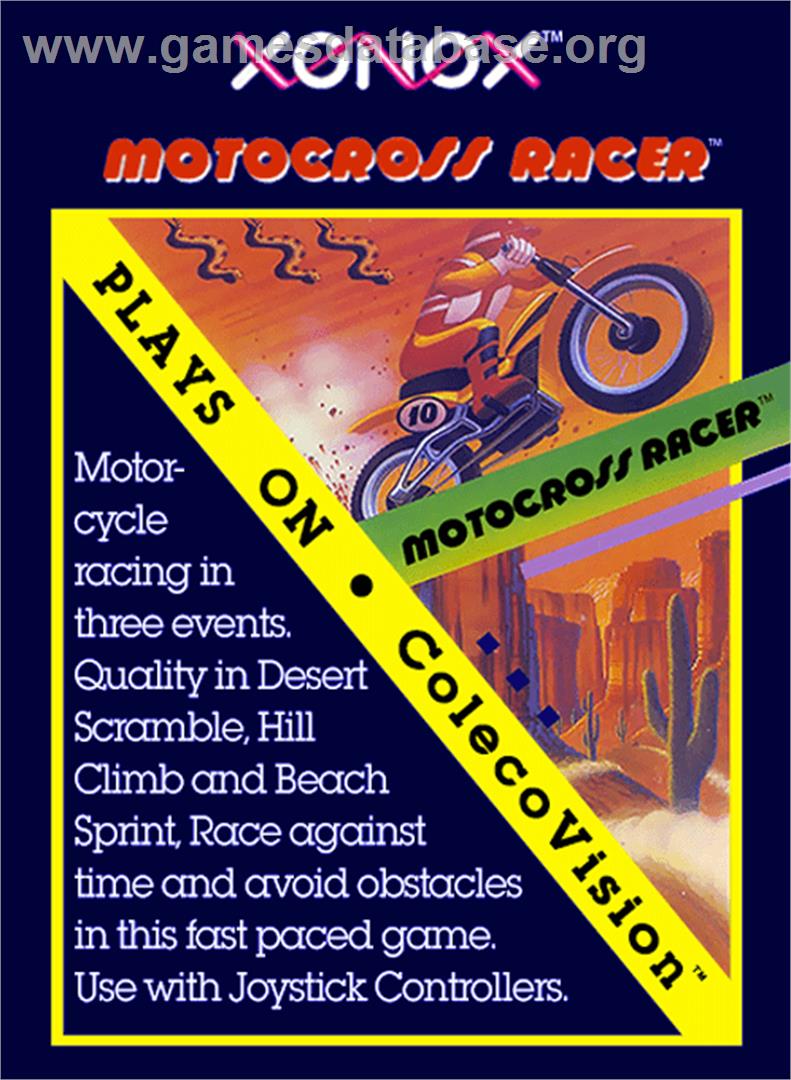 Motocross Racer - Coleco Vision - Artwork - Box