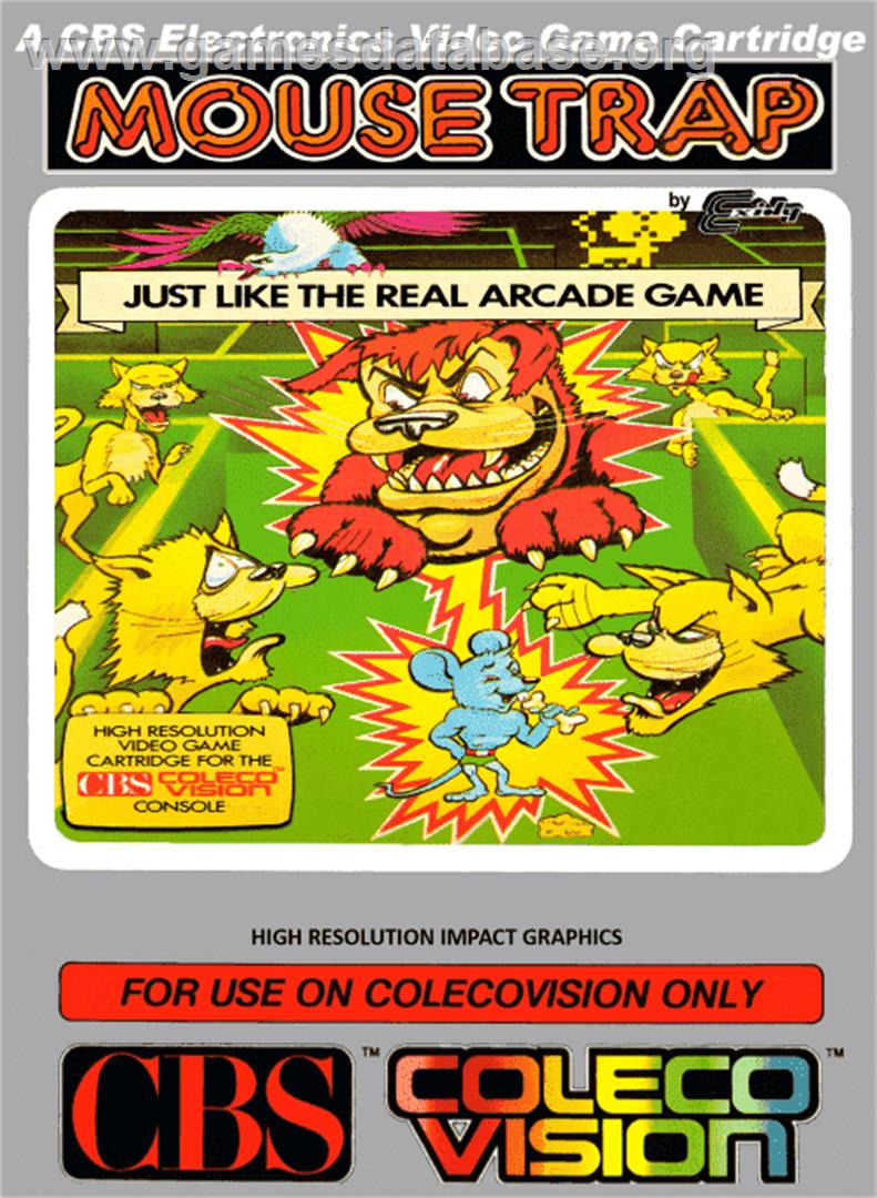 Mouse Trap - Coleco Vision - Artwork - Box