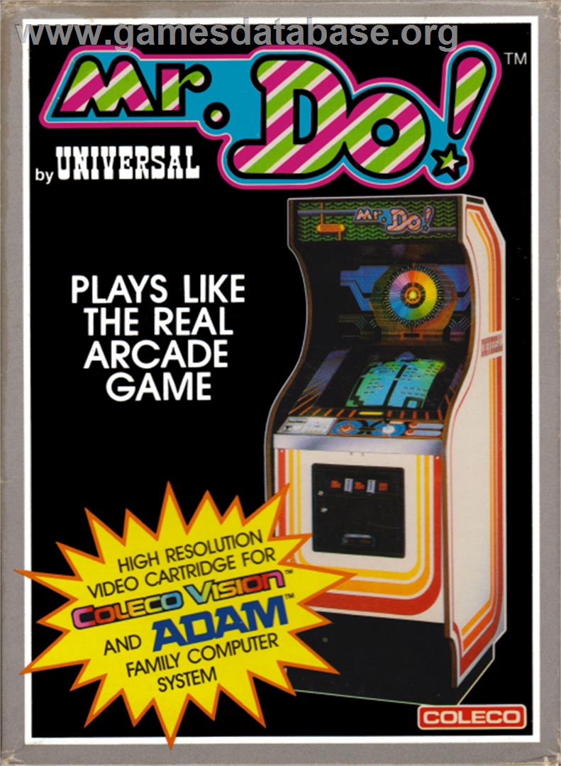 Mr. Do! - Coleco Vision - Artwork - Box