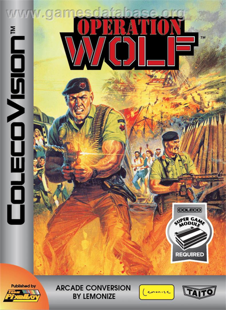 Operation Wolf - Coleco Vision - Artwork - Box