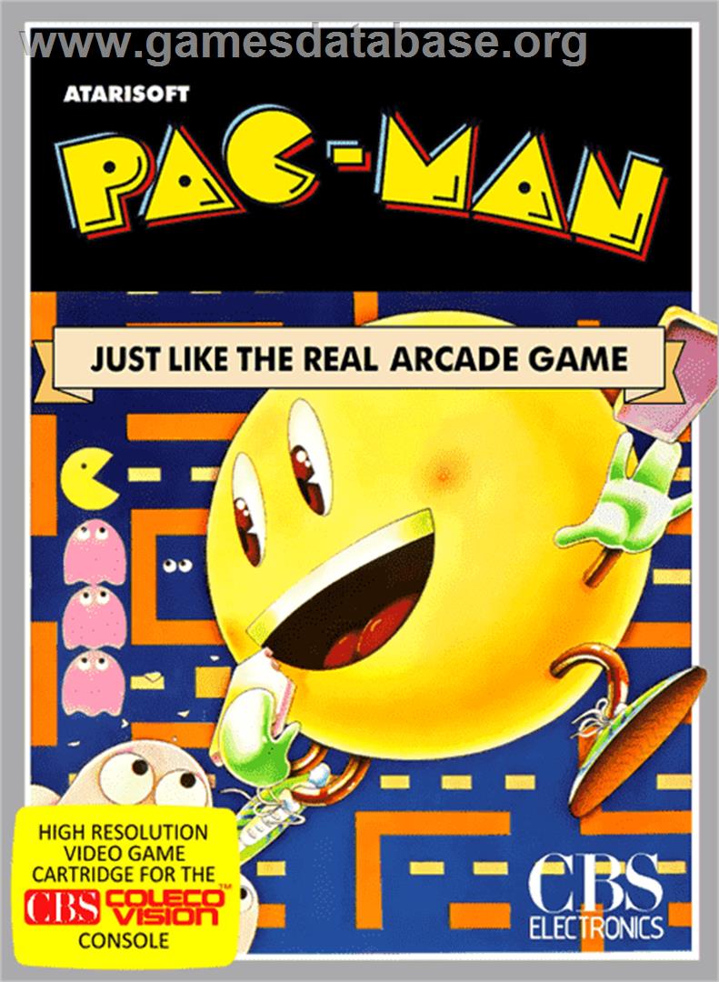 Pac-Man - Coleco Vision - Artwork - Box