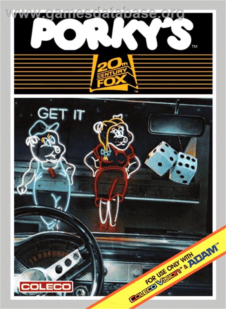 Porky's - Coleco Vision - Artwork - Box