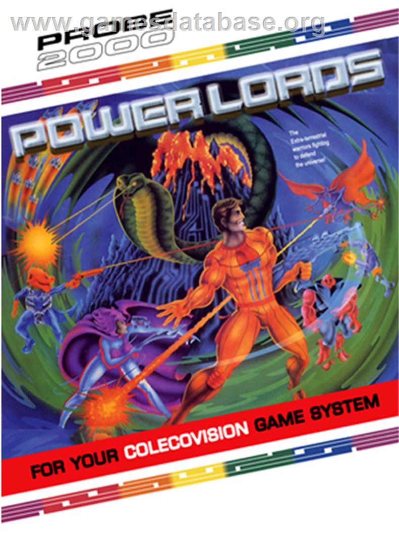 Power Lords: Quest for Volcan - Coleco Vision - Artwork - Box