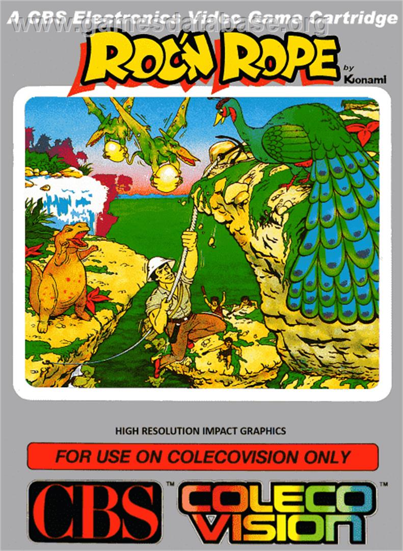 Roc'n Rope - Coleco Vision - Artwork - Box
