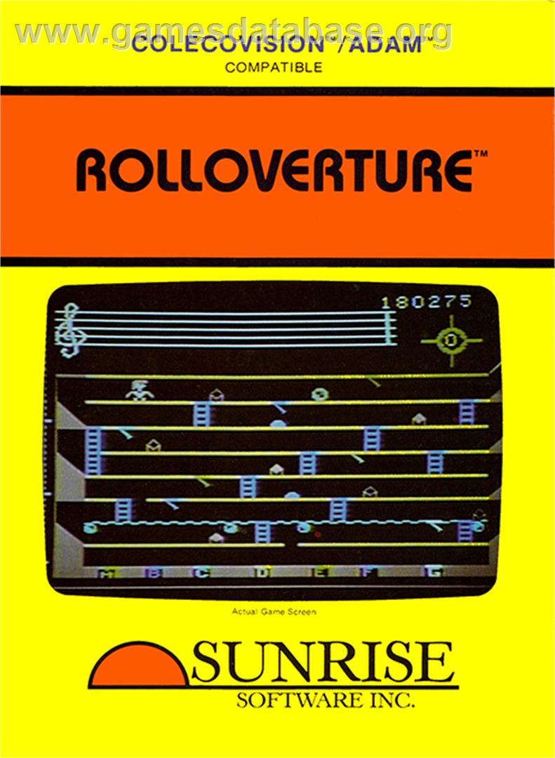 Rolloverture - Coleco Vision - Artwork - Box