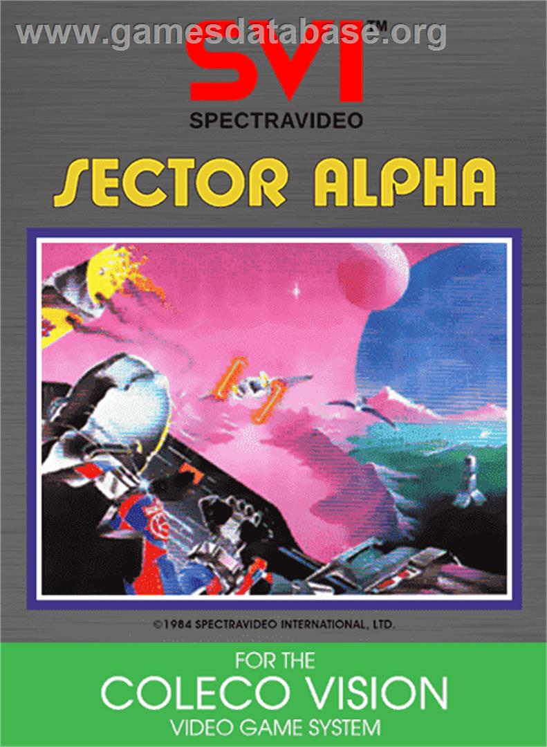 Sector Alpha - Coleco Vision - Artwork - Box