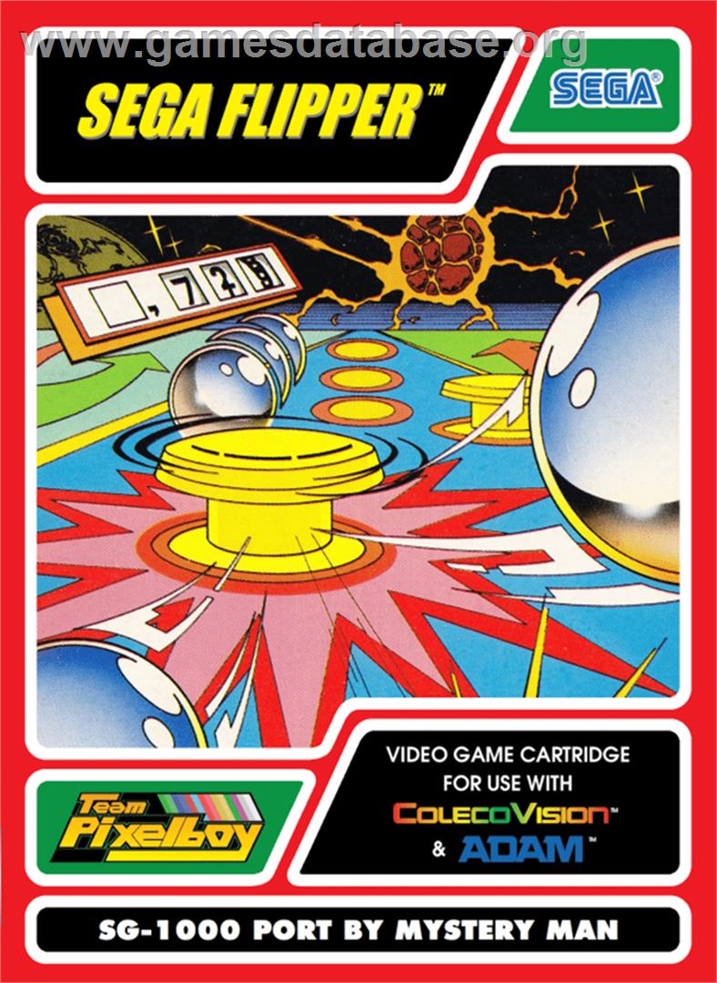 Sega Flipper - Coleco Vision - Artwork - Box