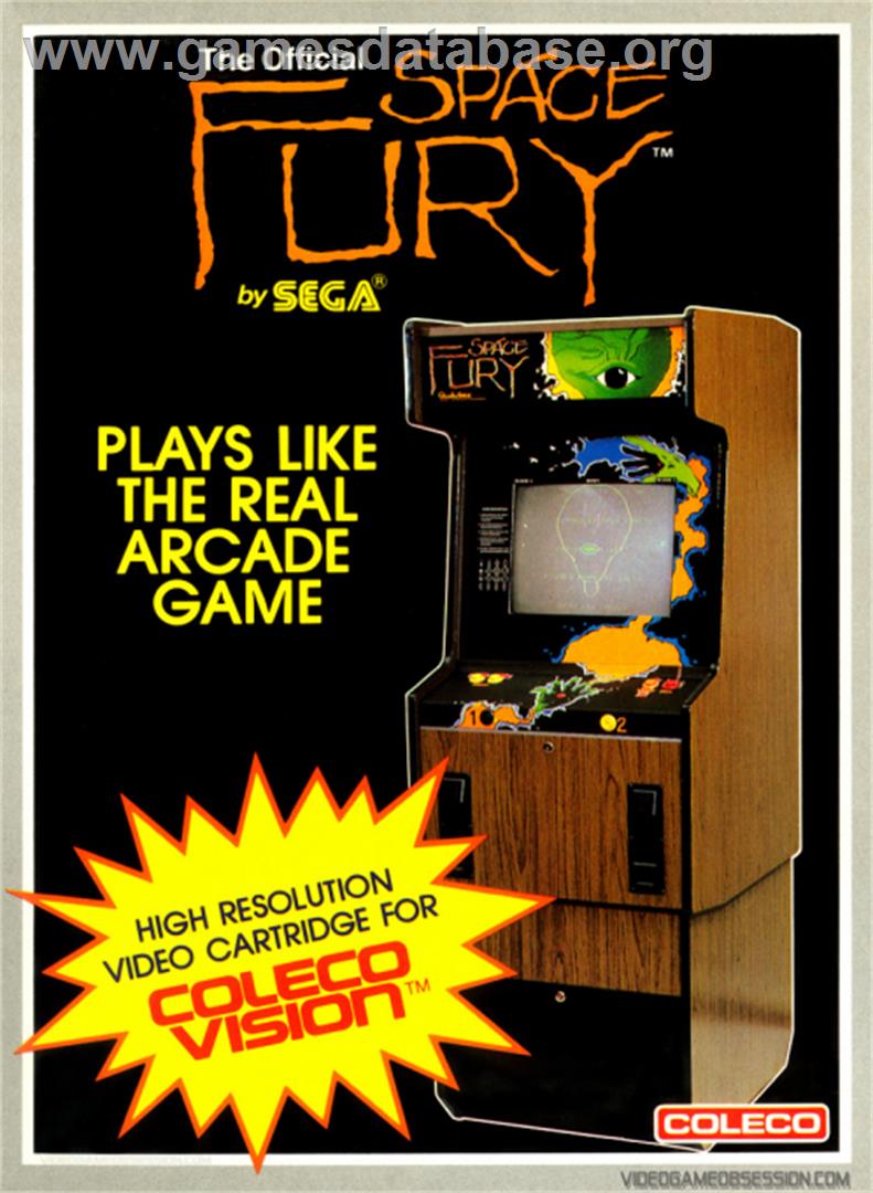 Space Fury - Coleco Vision - Artwork - Box