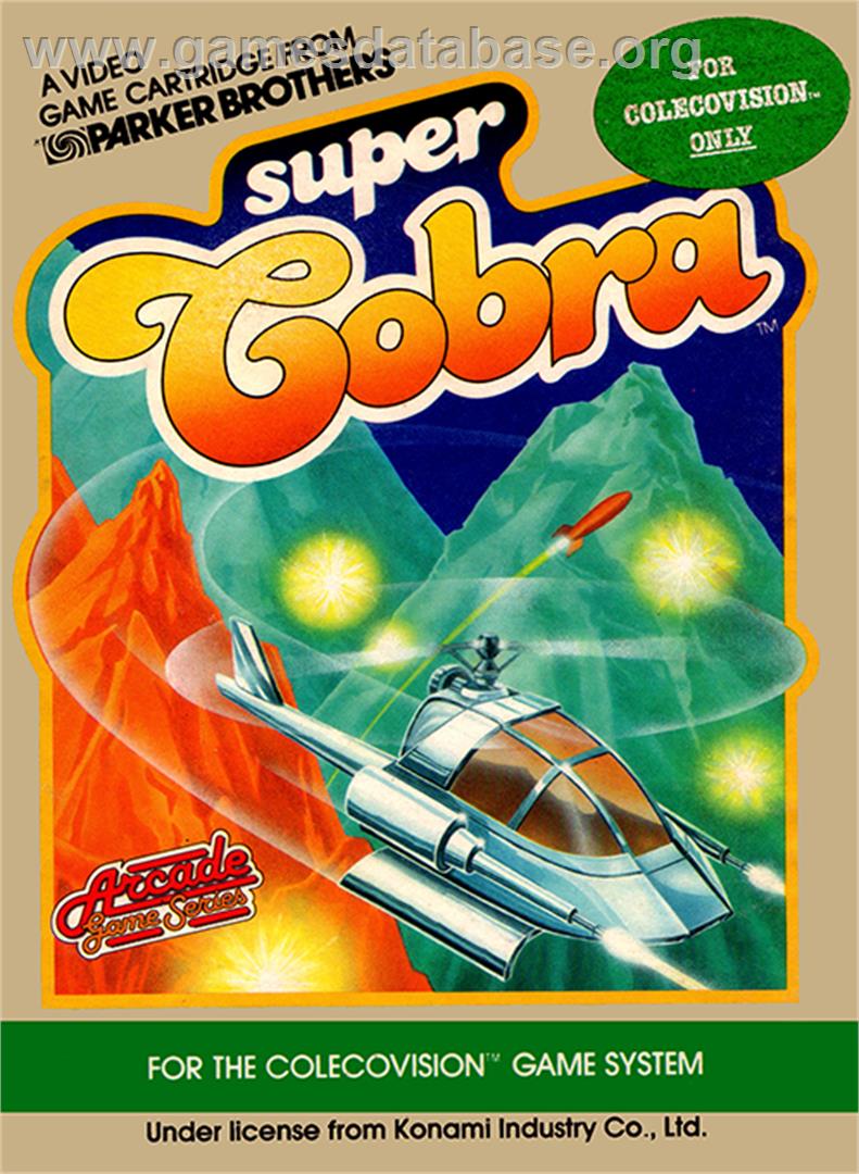 Super Cobra - Coleco Vision - Artwork - Box