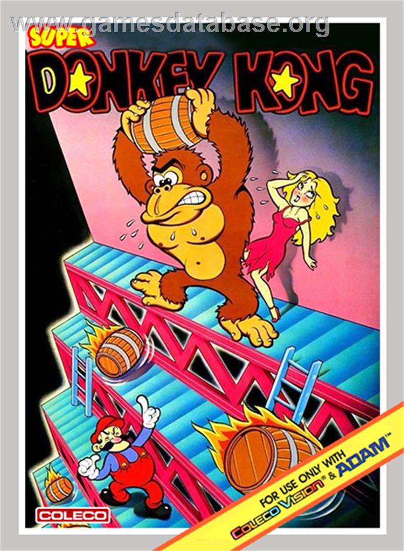 Super Dk! - Coleco Vision - Artwork - Box