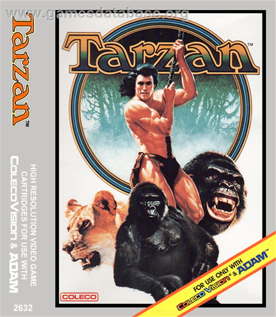 Tarzan: From Out Of The Jungle... - Coleco Vision - Artwork - Box
