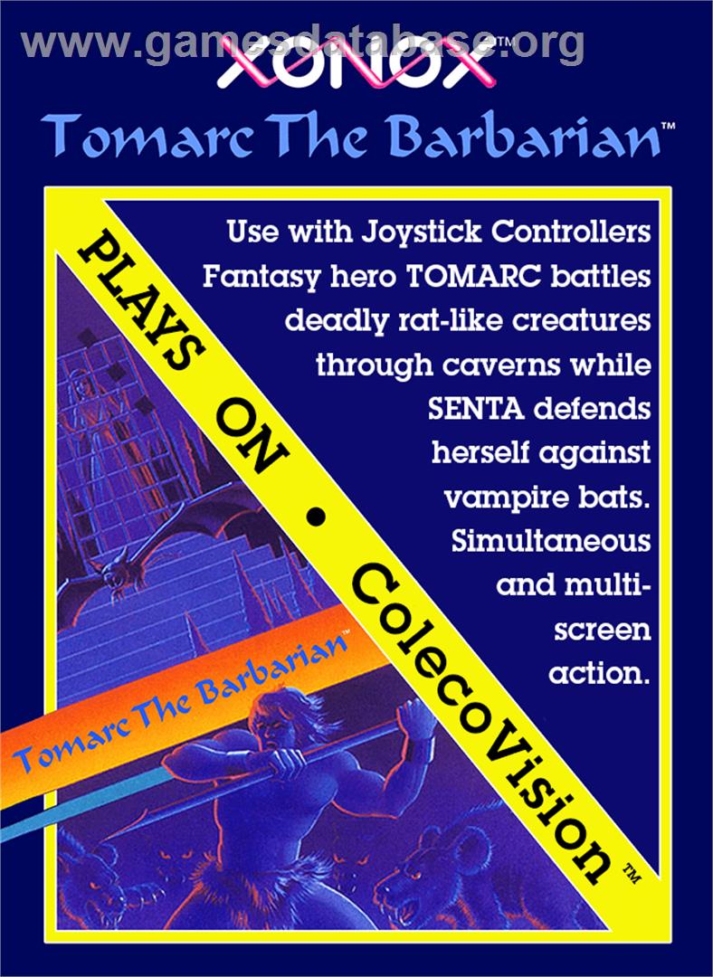 Tomarc The Barbarian - Coleco Vision - Artwork - Box