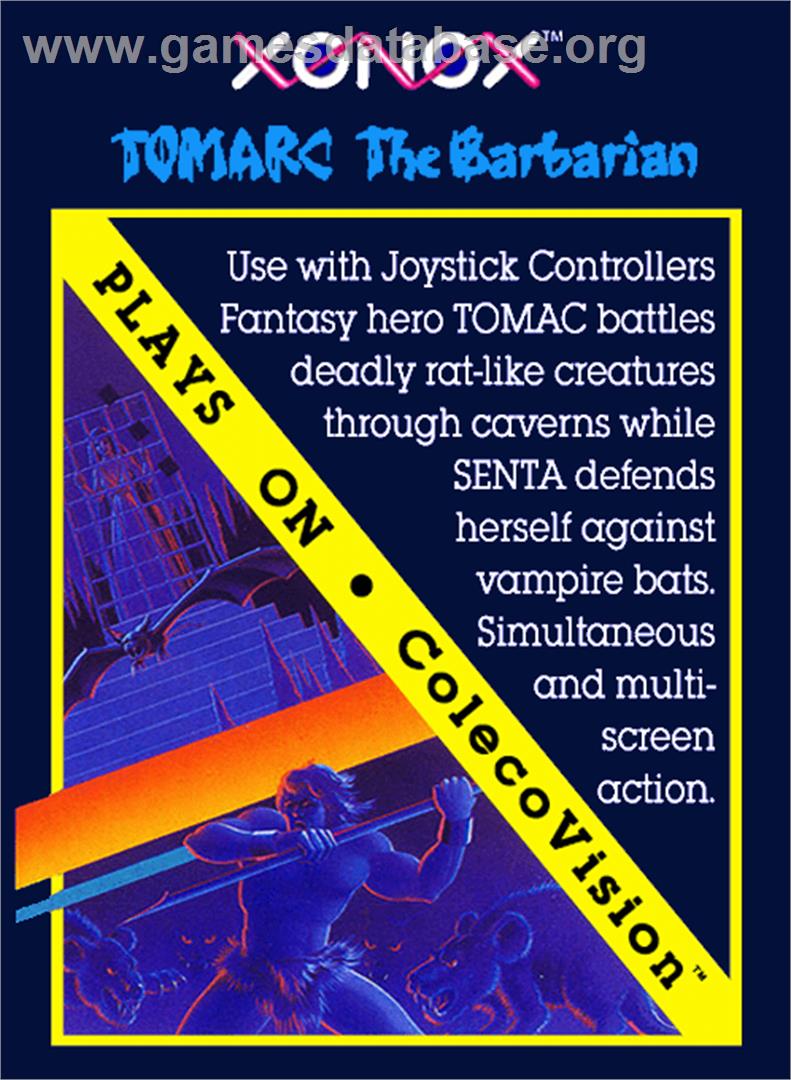 Tomarc the Barbarian - Coleco Vision - Artwork - Box