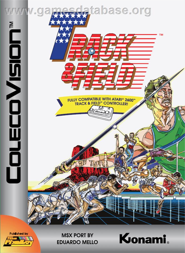 Track And Field - Coleco Vision - Artwork - Box