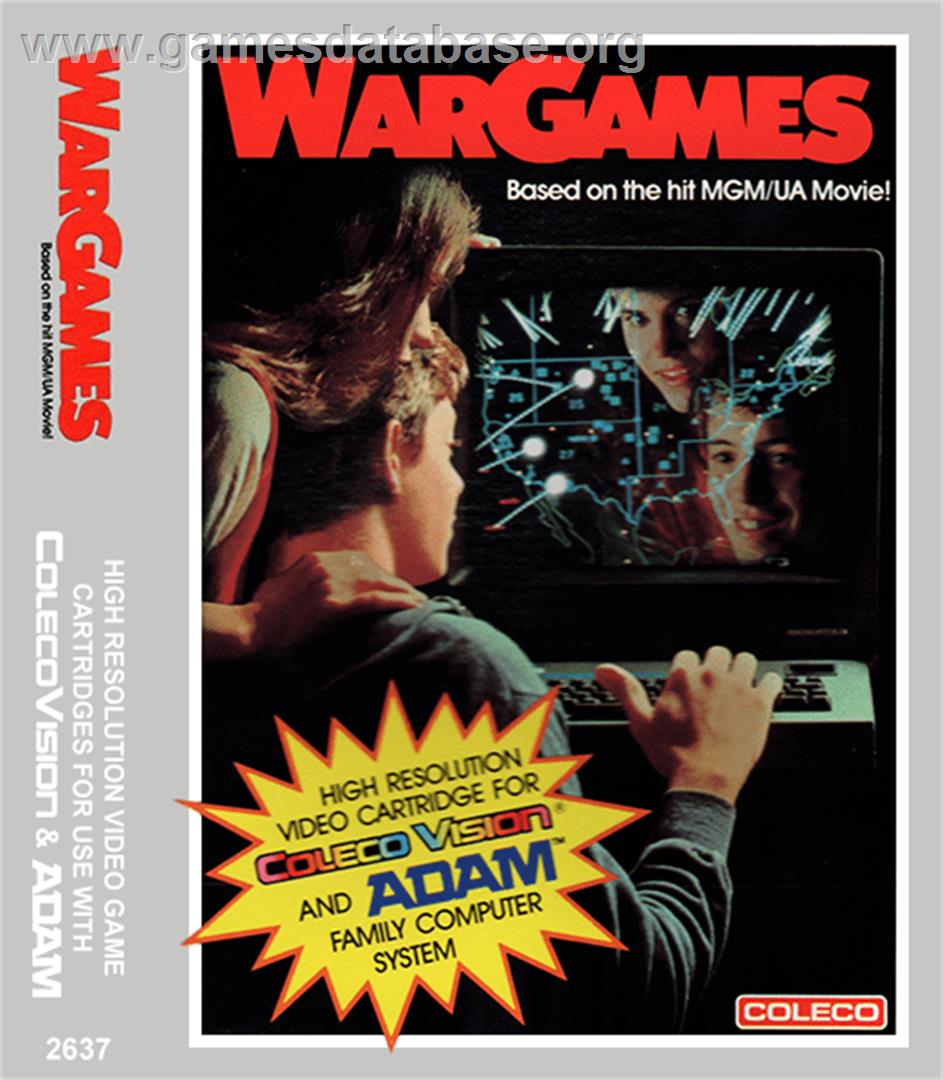 War Games - Coleco Vision - Artwork - Box