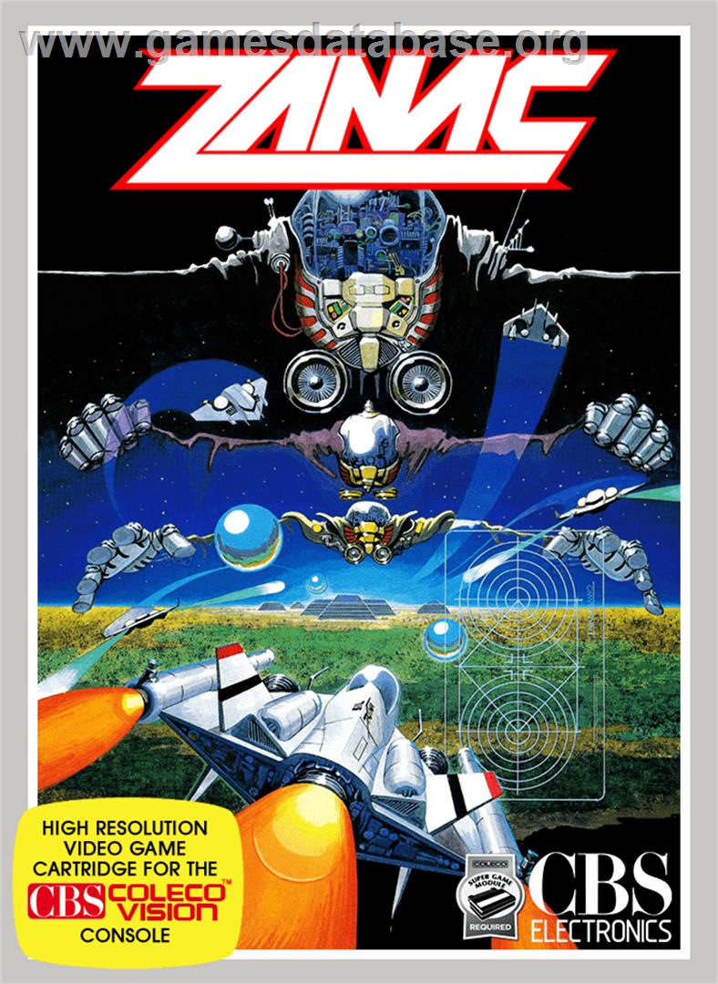 Zanac - Coleco Vision - Artwork - Box