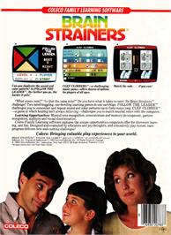 Box back cover for Brain Strainers on the Coleco Vision.