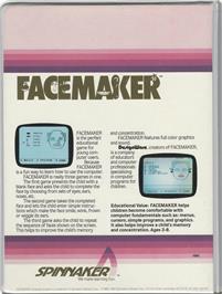 Box back cover for Facemaker on the Coleco Vision.