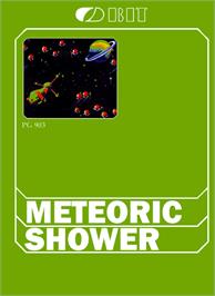 Box back cover for Meteoric Shower on the Coleco Vision.