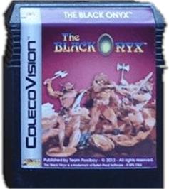 Cartridge artwork for Black Onyx, The on the Coleco Vision.