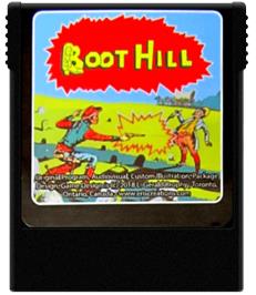 Cartridge artwork for Boot Hill on the Coleco Vision.