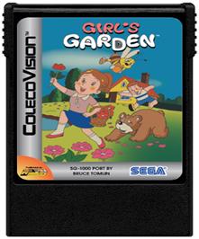 Cartridge artwork for Girl's Garden on the Coleco Vision.