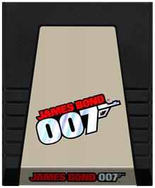 Cartridge artwork for James Bond 007 on the Coleco Vision.