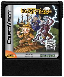 Cartridge artwork for Knight Lore on the Coleco Vision.