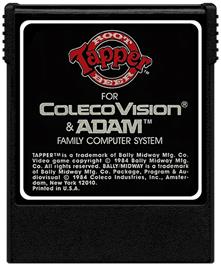 Cartridge artwork for Tapper on the Coleco Vision.
