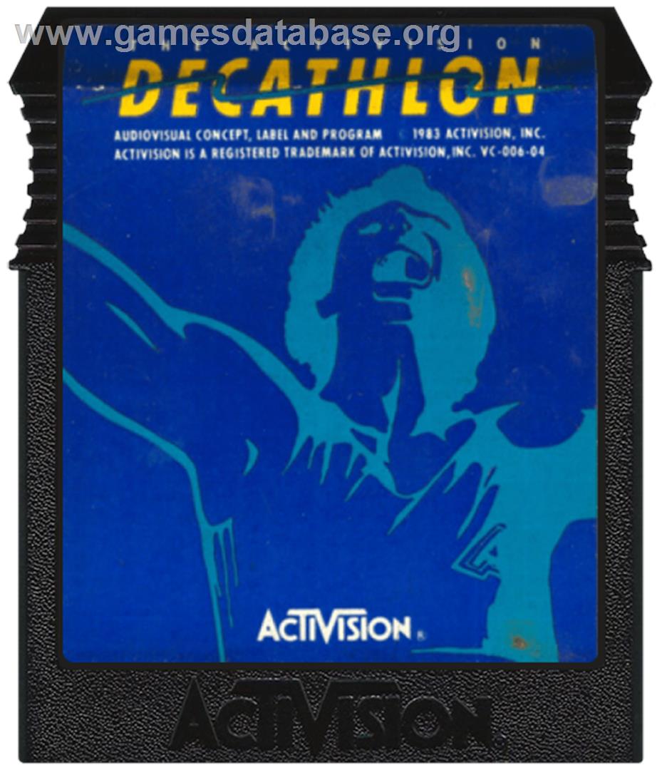 Activision Decathlon - Coleco Vision - Artwork - Cartridge