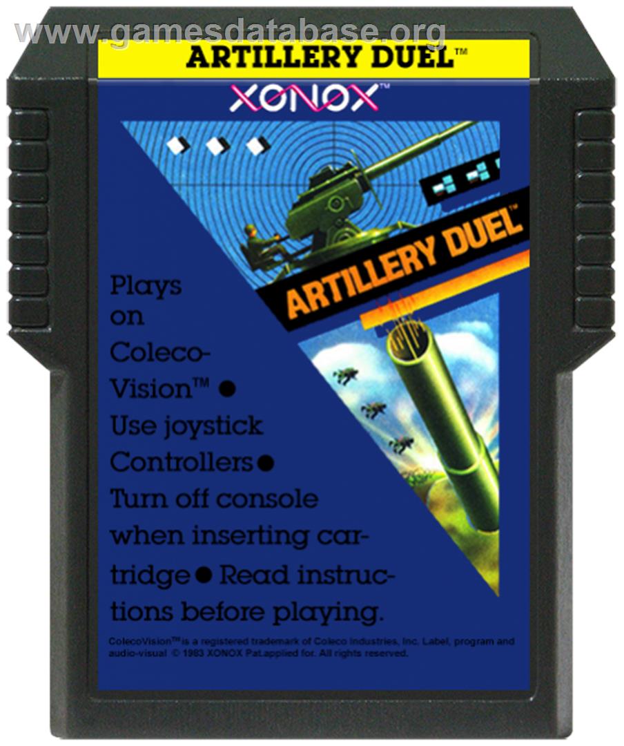 Artillery Duel - Coleco Vision - Artwork - Cartridge